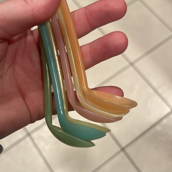 Cuillère à Cocktail Tupperware X12 - Lot De 12 Cuillers - Neuf - Thème Cocktail